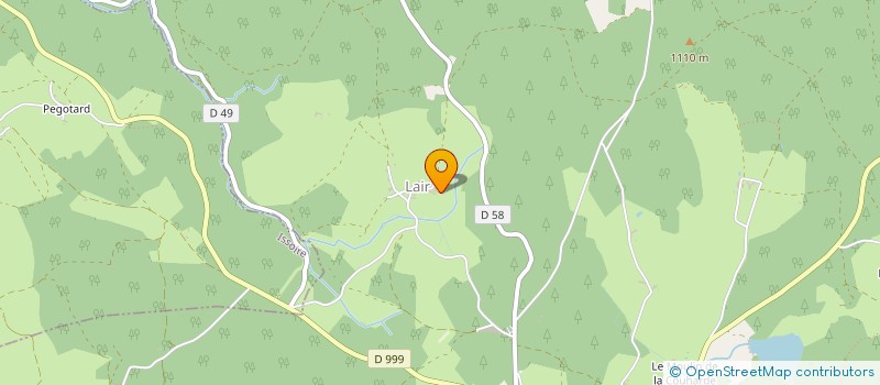 localisation de l'entreprise MADAME JACQUELINE BASLEZ  SAINT GERMAIN L'HERM