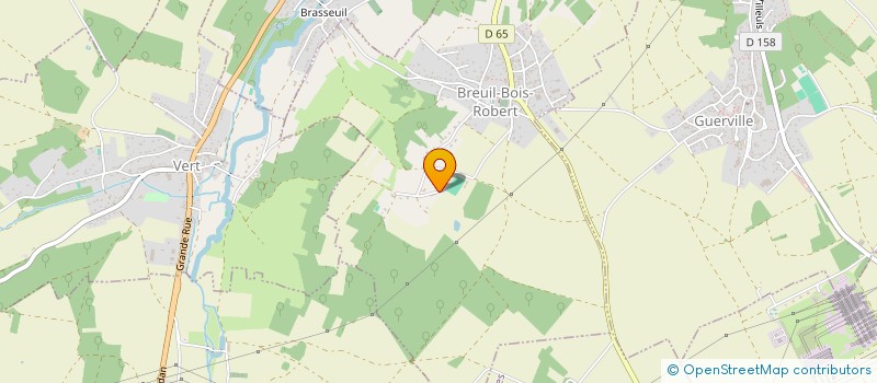 localisation de l'entreprise MADAME JACQUELINE BAUCHE  BREUIL-BOIS-ROBERT