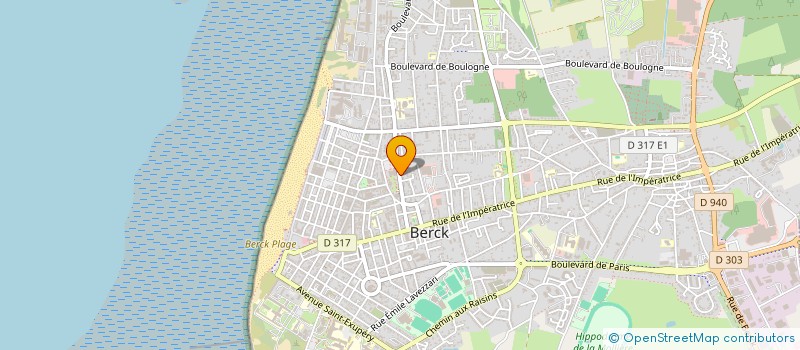 localisation de l'entreprise MADAME JACQUELINE BAUDOUX à BERCK