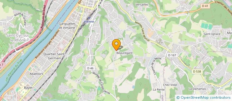 localisation de l'entreprise MADAME JACQUELINE BECKER à VIENNE