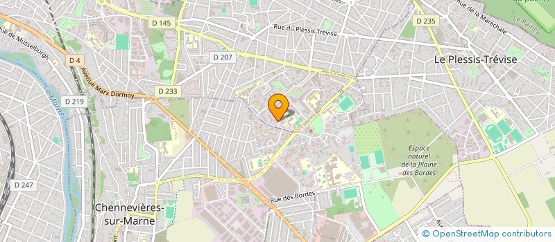 localisation de l'entreprise MADAME JACQUELINE BELA à CHAMPIGNY-SUR-MARNE