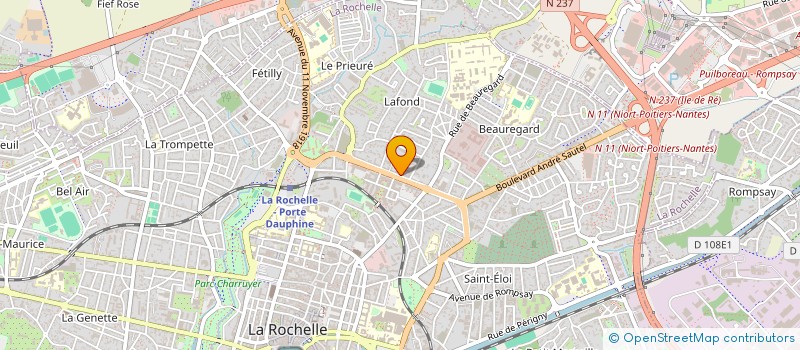 localisation de l'entreprise MADAME JACQUELINE BENBOUALI  LA ROCHELLE