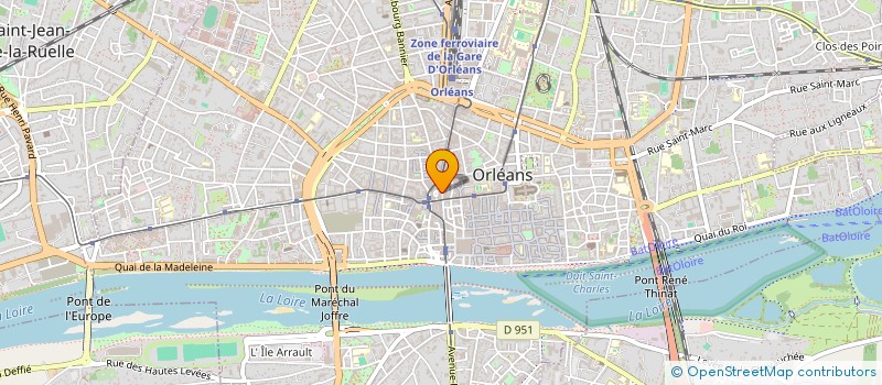 localisation de l'entreprise MADAME JACQUELINE BENOIT  ORLEANS