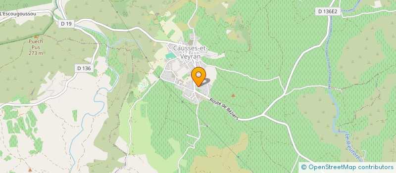 localisation de l'entreprise MADAME JACQUELINE BERAIL  CAUSSES-ET-VEYRAN