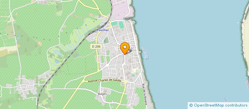 localisation de l'entreprise MADAME JACQUELINE BERGEY  PAUILLAC