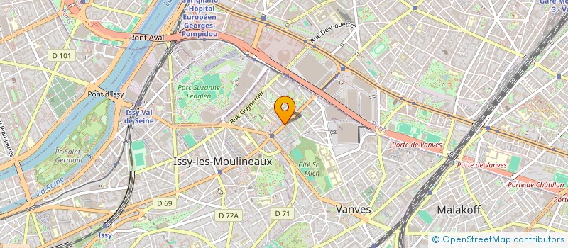 localisation de l'entreprise MADAME JACQUELINE BERGIER à ISSY-LES-MOULINEAUX