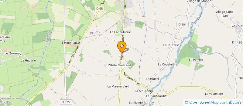 localisation de l'entreprise MADAME JACQUELINE BERLY à SAINT-SAUVEUR-VILLAGES