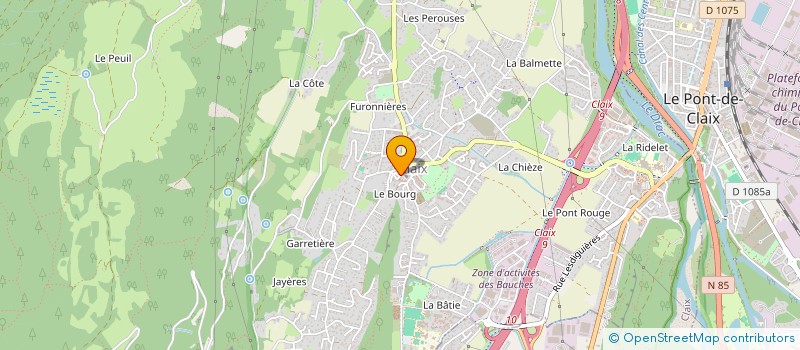 localisation de l'entreprise MADAME JACQUELINE BERNARDO  CLAIX