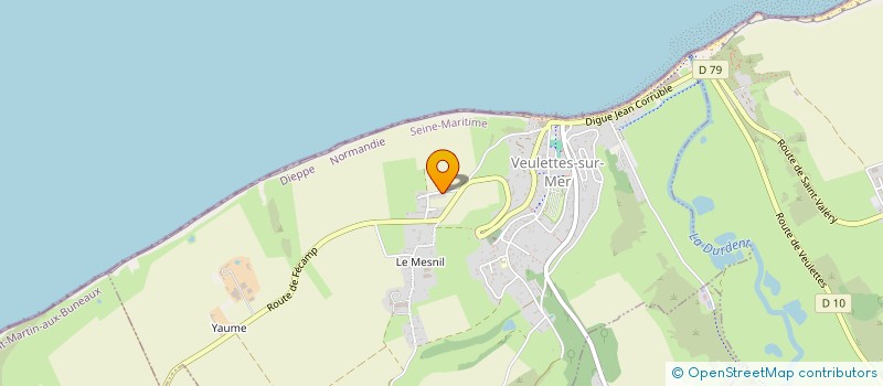 localisation de l'entreprise MADAME JACQUELINE BERTIN  VEULETTES-SUR-MER