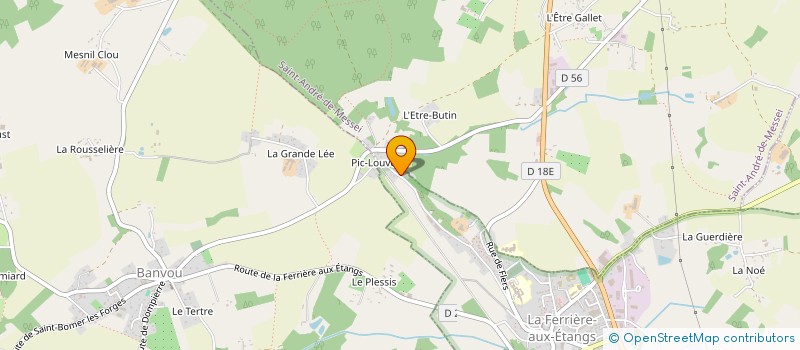 localisation de l'entreprise MADAME JACQUELINE BERTRAND à BANVOU