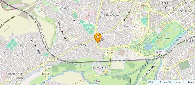 localisation de l'entreprise MADAME JACQUELINE BERTRAND à CAEN