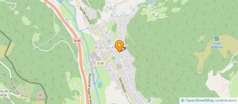 localisation de l'entreprise MADAME JACQUELINE BESSON  RUPT-SUR-MOSELLE