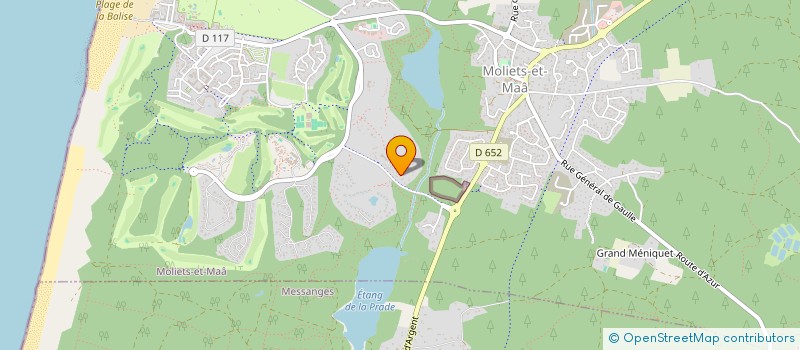 localisation de l'entreprise MADAME JACQUELINE BEUF  MOLIETS-ET-MAA