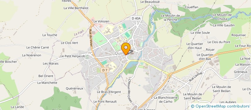 localisation de l'entreprise MADAME JACQUELINE BIDAULT  QUINTIN