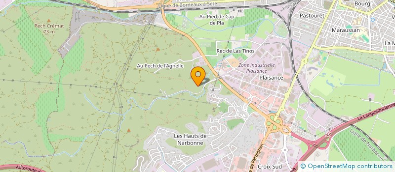 localisation de l'entreprise MADAME JACQUELINE BIECHE  NARBONNE