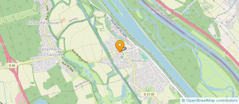 localisation de l'entreprise MADAME JACQUELINE BINGLER  ROSENAU