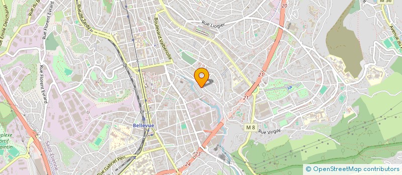 localisation de l'entreprise MADAME JACQUELINE BLANCHET  SAINT-ETIENNE