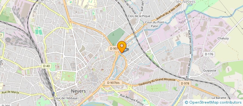 localisation de l'entreprise MADAME JACQUELINE BLONDEAU à NEVERS