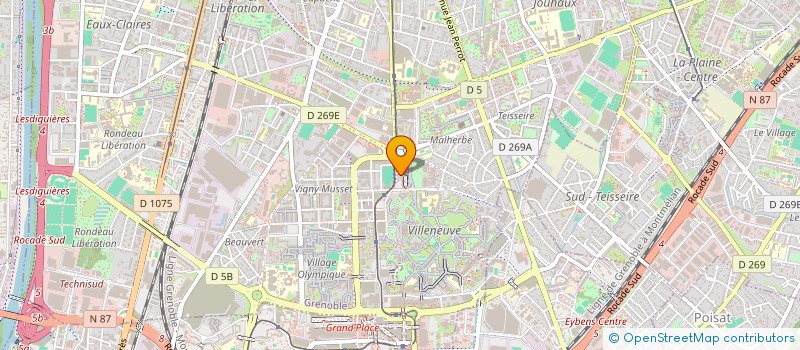 localisation de l'entreprise MADAME JACQUELINE BLOYET à GRENOBLE