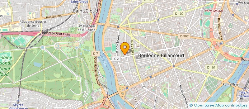 localisation de l'entreprise MADAME JACQUELINE BOCOBZA à BOULOGNE-BILLANCOURT
