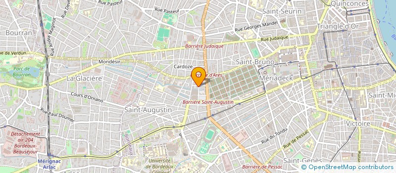 localisation de l'entreprise MADAME JACQUELINE BODRERO à BORDEAUX
