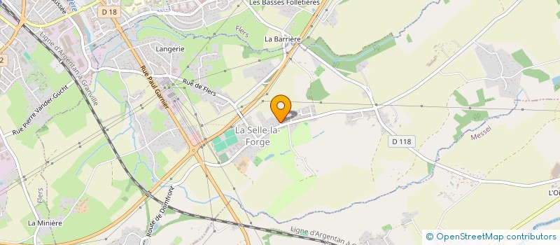 localisation de l'entreprise MADAME JACQUELINE BOEDA à LA SELLE-LA-FORGE