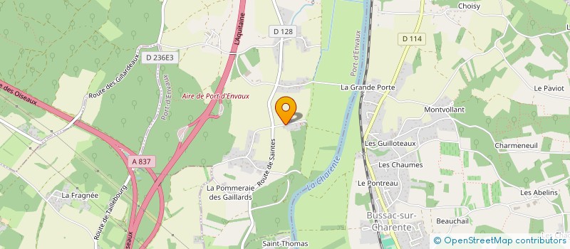 localisation de l'entreprise MADAME JACQUELINE BOISNARD  PORT-D'ENVAUX