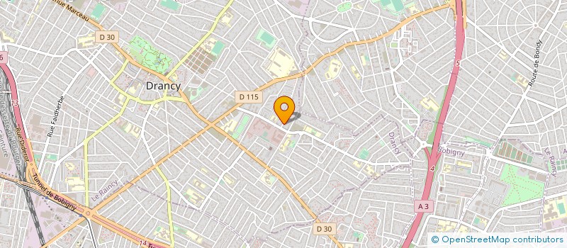 localisation de l'entreprise MADAME JACQUELINE BOKUNGU NDJOLI à DRANCY