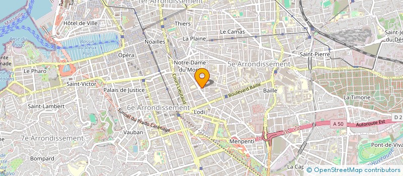 localisation de l'entreprise MADAME JACQUELINE BONANSEA à MARSEILLE