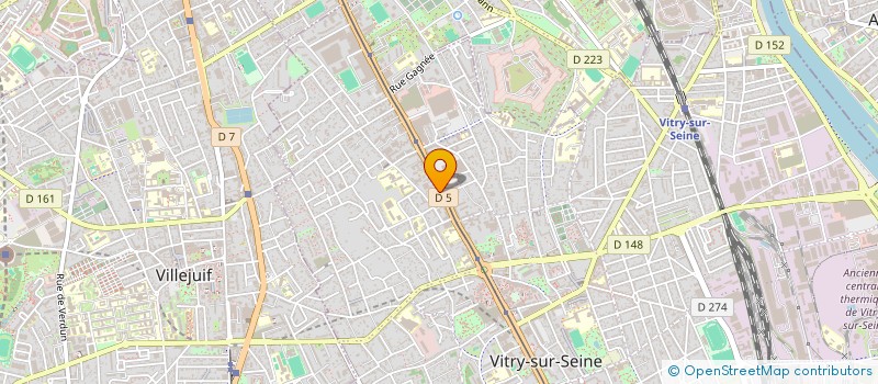 localisation de l'entreprise MADAME JACQUELINE BONNABEL  VITRY-SUR-SEINE