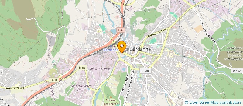 localisation de l'entreprise MADAME JACQUELINE BONNARDEL à GARDANNE