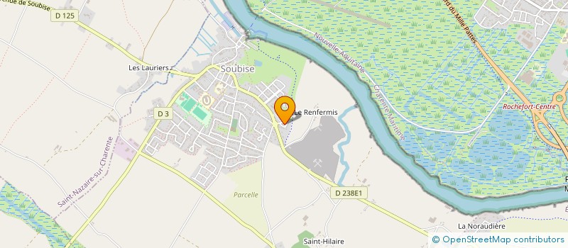 localisation de l'entreprise MADAME JACQUELINE BONNEAU  MOEZE