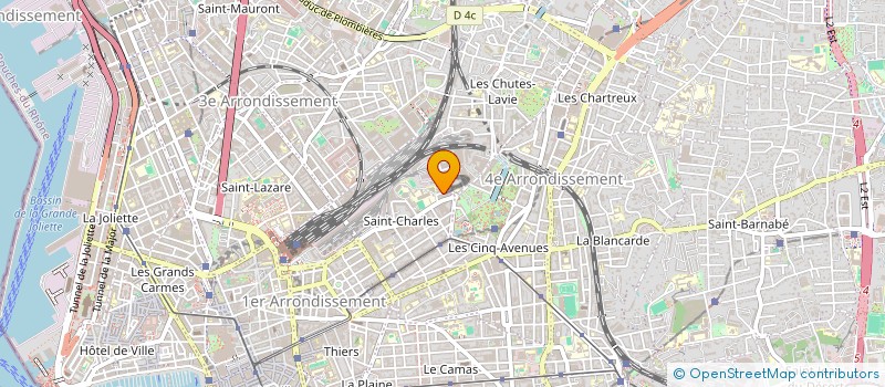localisation de l'entreprise MADAME JACQUELINE BOTTACCIOLI à MARSEILLE