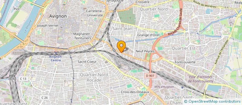 localisation de l'entreprise MADAME JACQUELINE BOTTAI  AVIGNON