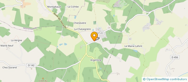 localisation de l'entreprise MADAME JACQUELINE BOTTIN à JUIGNAC