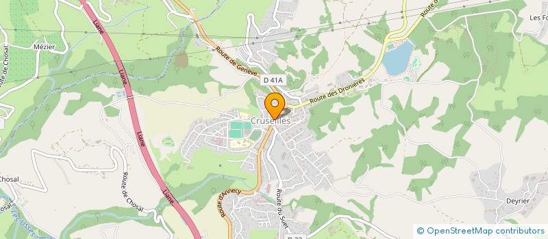 localisation de l'entreprise MADAME JACQUELINE BOTTINI  CRUSEILLES