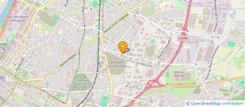 localisation de l'entreprise MADAME JACQUELINE BOUDINOT  ANGERS