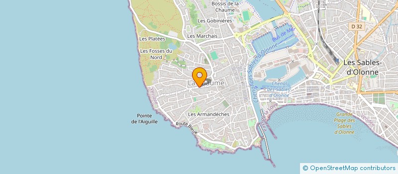 localisation de l'entreprise MADAME JACQUELINE BOUHIER à LES SABLES D'OLONNE
