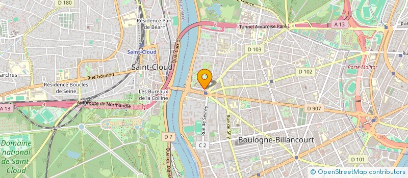 localisation de l'entreprise MADAME JACQUELINE BOUIGES à BOULOGNE-BILLANCOURT