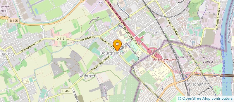 localisation de l'entreprise MADAME JACQUELINE BOUKHELIF  SAINT-LOUIS