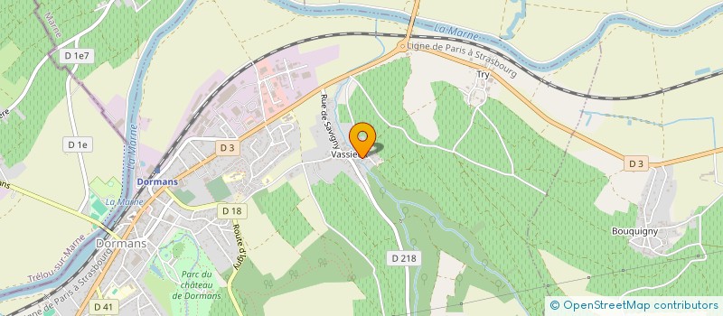 localisation de l'entreprise MADAME JACQUELINE BOULARD  DORMANS