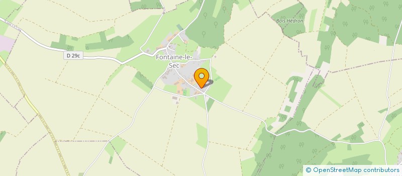 localisation de l'entreprise MADAME JACQUELINE BOULY  FONTAINE-LE-SEC