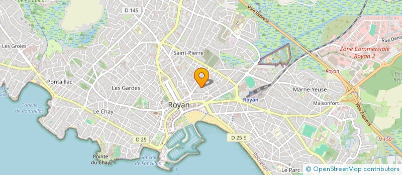 localisation de l'entreprise MADAME JACQUELINE BOUNIOR  ROYAN