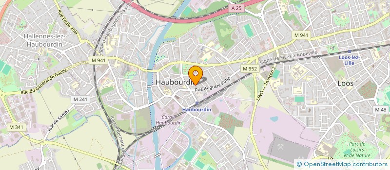 localisation de l'entreprise MADAME JACQUELINE BOURGOIS à HAUBOURDIN
