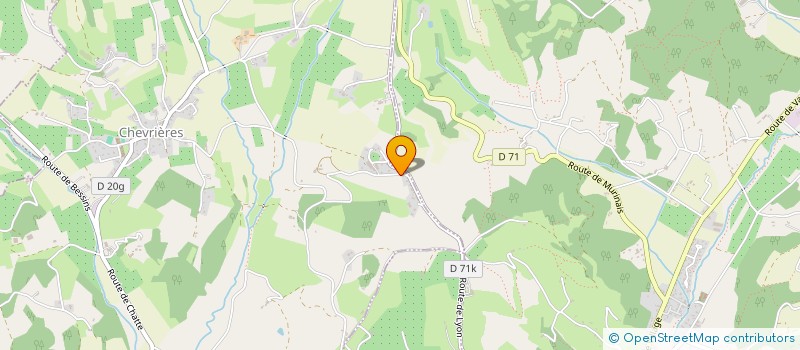 localisation de l'entreprise MADAME JACQUELINE BOURGUIGNON à CHEVRIERES