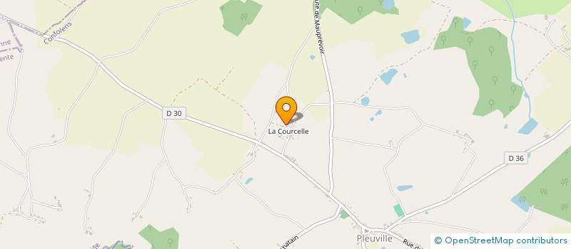 localisation de l'entreprise MADAME JACQUELINE BOWELL  PLEUVILLE