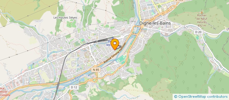 localisation de l'entreprise MADAME JACQUELINE BOYER à DIGNE-LES-BAINS