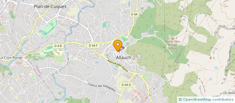 localisation de l'entreprise MADAME JACQUELINE BRANCHE  ALLAUCH