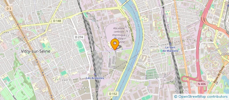 localisation de l'entreprise MADAME JACQUELINE BRAUD  VITRY-SUR-SEINE