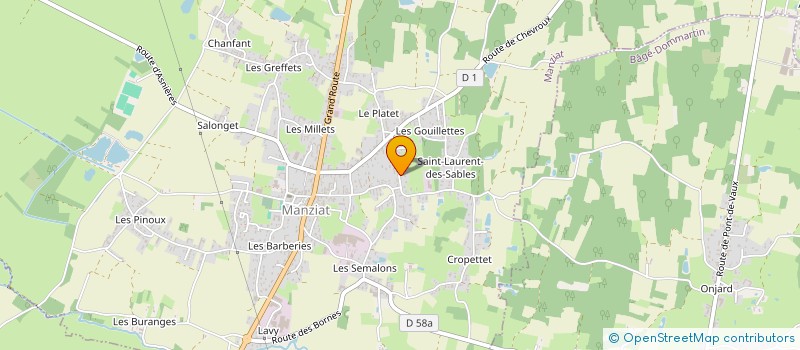 localisation de l'entreprise MADAME JACQUELINE BRAYARD à MANZIAT